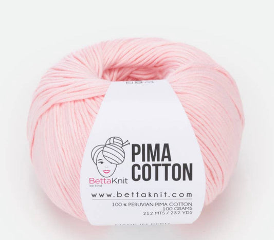 BettaKnit Pima Cotton - Rozen 212m/100g