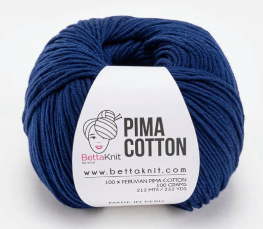 BettaKnit Pima Cotton - Blue 212m/100g
