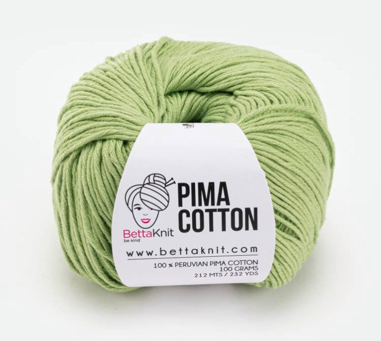 BettaKnit Pima Cotton - Groen 212m/100g