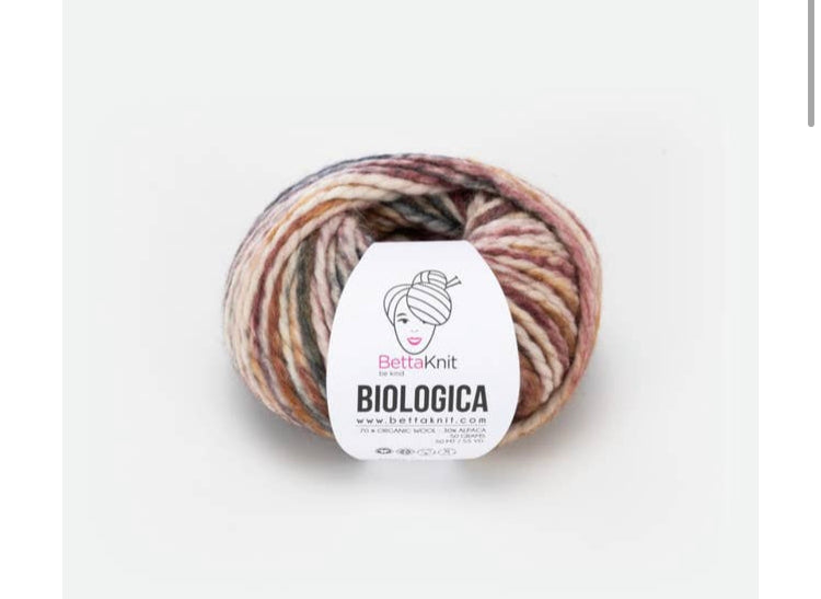 BettaKnit Biologica Print - Cappuccino 50m/50g