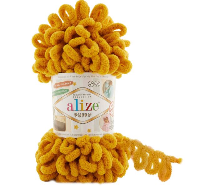 Alize Puffy - 02 Mustard 100g/9m