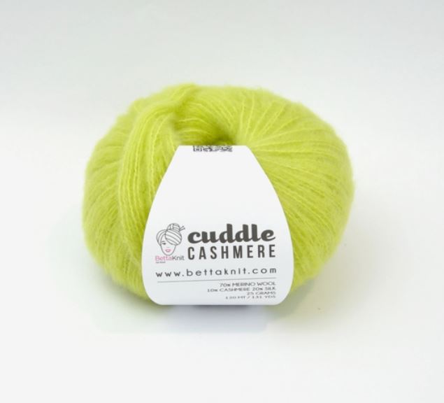 BettaKnit Cuddle Cashmere - Lime Punch 120m/25g