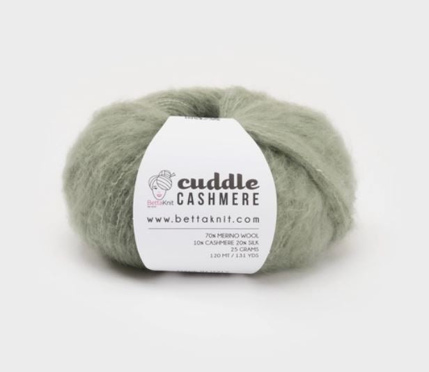 BettaKnit Cuddle Cashmere - Matcha Tea 120m/25g