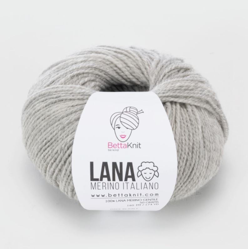 BettaKnit Lana - Light Grey 160m/50g