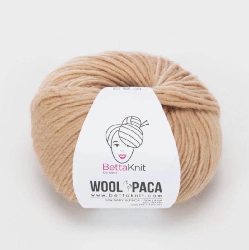 BettaKnit Woolpaca - Caramel 100m/50g