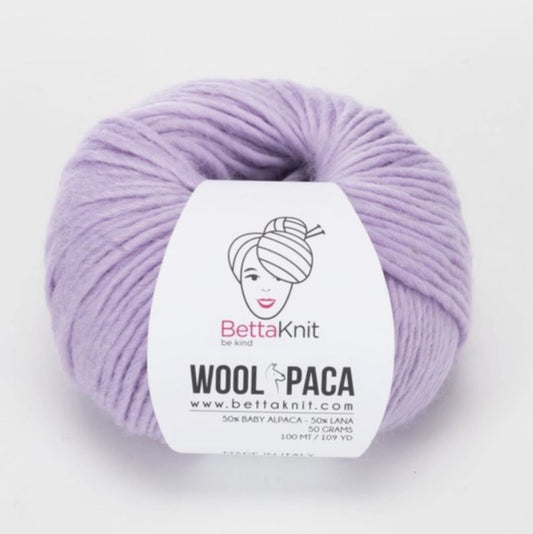 BettaKnit Woolpaca - Lilac 100m/50g