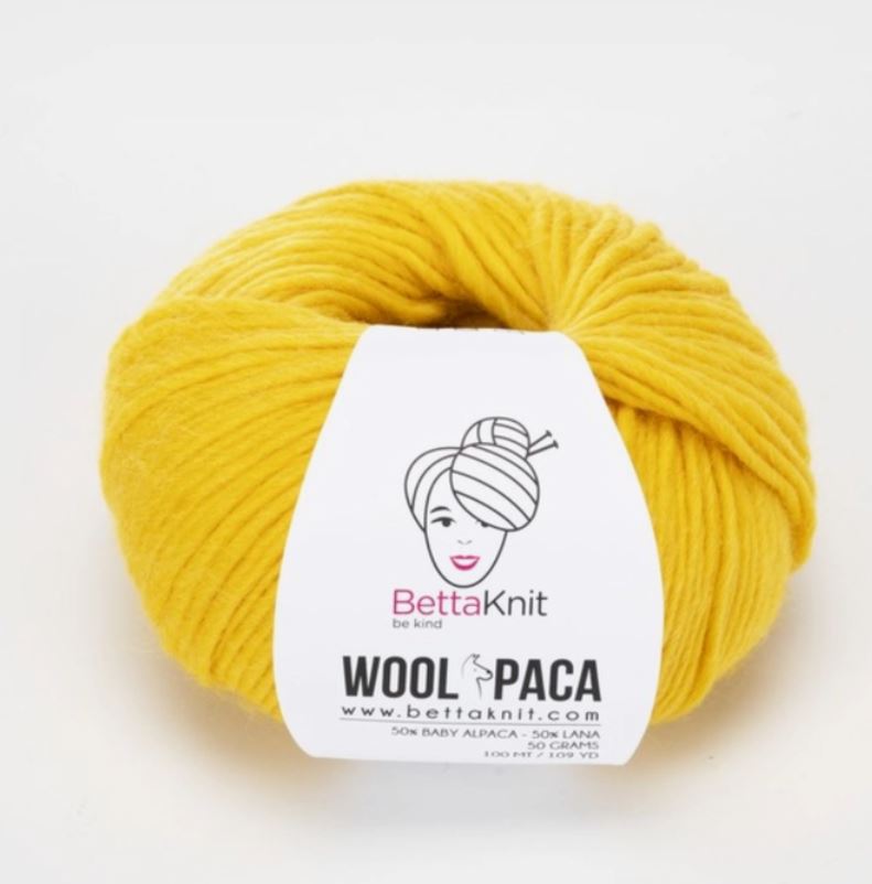 BettaKnit Woolpaca - Sun 100m/50g