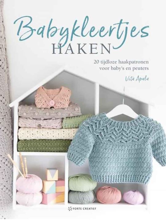 Boek "Babykleertjes Haken - Vita Apala"