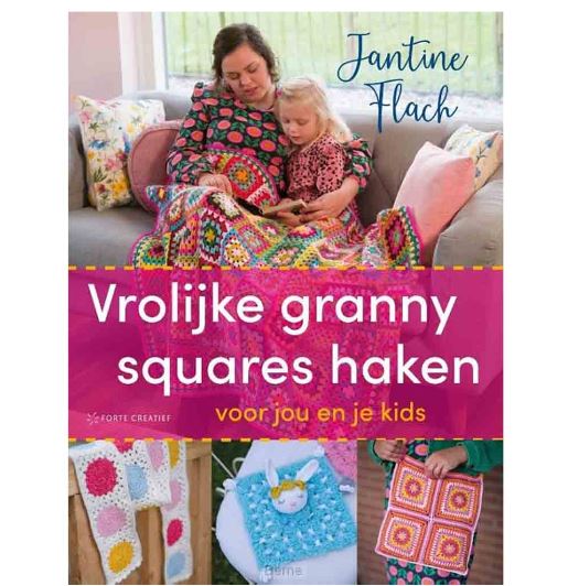 Boek "Vrolijke granny squares haken - Jantine Flach"