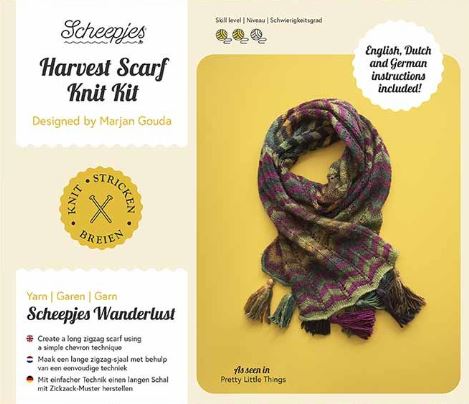 DIY Breipakket - Scheepjes Harvest Scarf Knit Kit