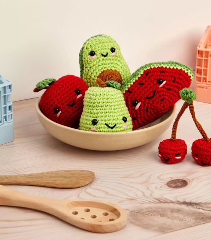 DIY Haakpakket - DMC Fruit Friends Intermediate Amigurumi