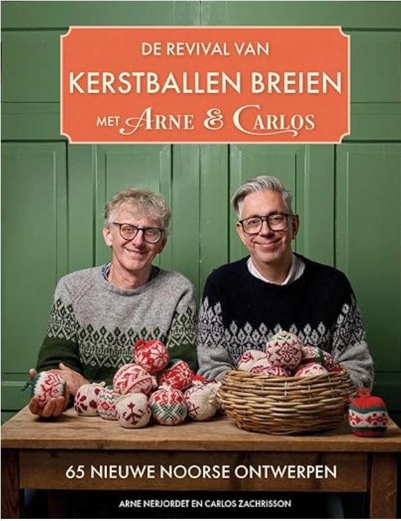 Boek "De Revival van Kerstballen Breien met Arne en Carlos"