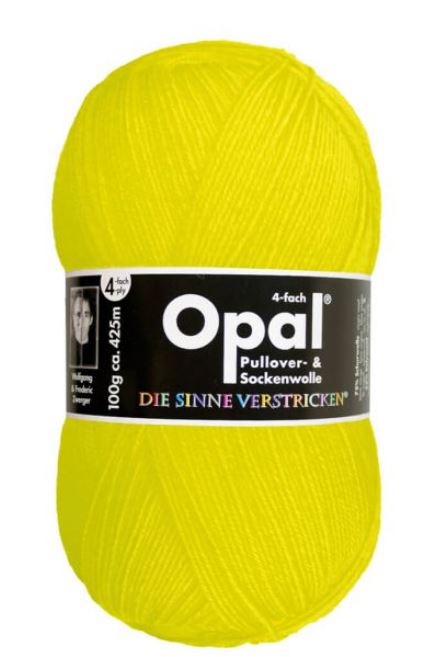 Opal Uni 4-draads - 2012 Neon Yellow 425m/100g