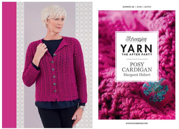 Patroon Scheepjes YARN The After Party - Nr.48 Posy Cardigan