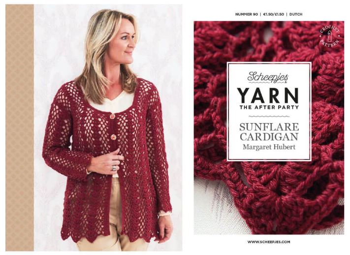 Patroon Scheepjes YARN The After Party - Nr.90 Sunflare Cardigan