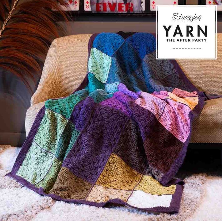 Patroon Scheepjes YARN The After Party - Nr.203 Scrumptious Squares Blanket