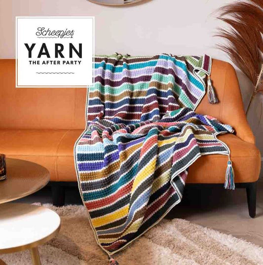 Patroon Scheepjes YARN The After Party - Nr. 202 Scrumptious Stripes Blanket