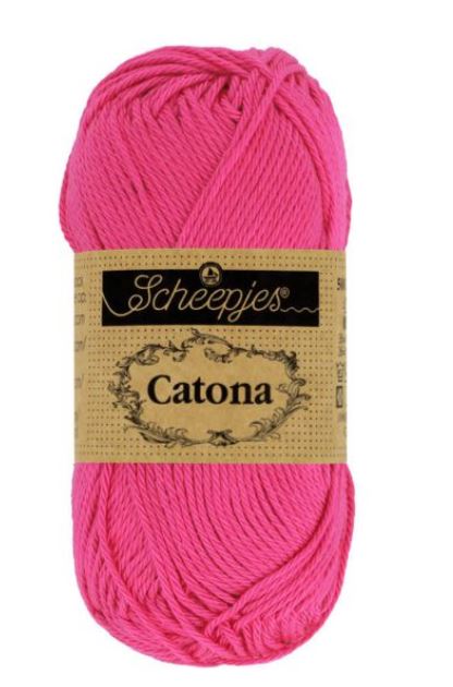 Scheepjes Catona - 114 Shocking Pink 125m/50g