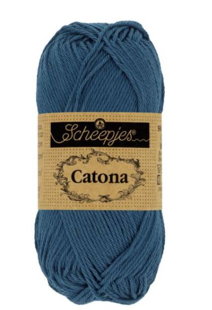 Scheepjes Catona - 164 Light Navy 125m/50g