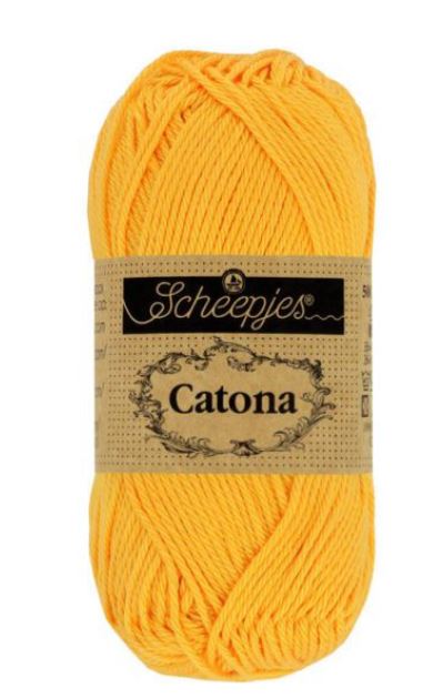 Scheepjes Catona - 208 Yellow Gold 125m/50g