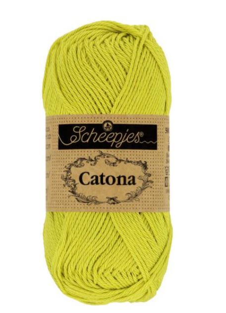 Scheepjes Catona - 245 Green Yellow 125m/50g