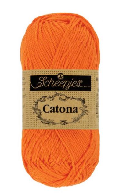 Scheepjes Catona - 281 Tangerine 125m/50g