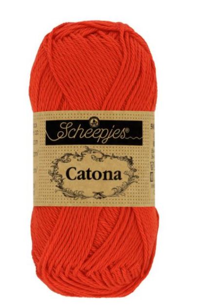 Scheepjes Catona - 390 Poppy Rose 125m/50g