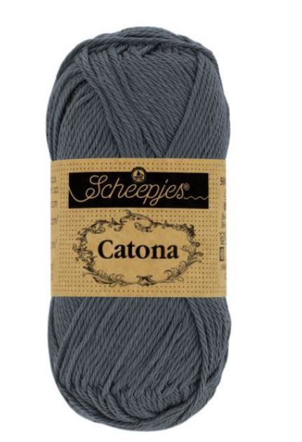 Scheepjes Catona - 393 Charcoal 125m/50g