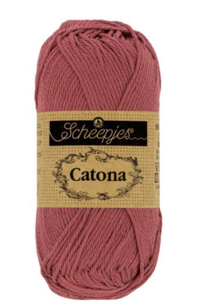 Scheepjes Catona - 396 Rose Wine 125m/50g