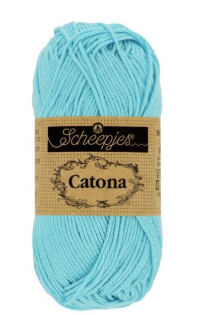 Scheepjes Catona - 397 Cyan 125m/50g