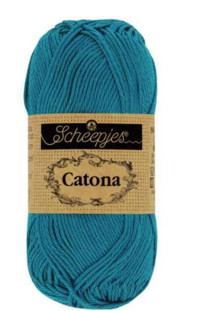 Scheepjes Catona - 400 Petrol Blue 125m/50g