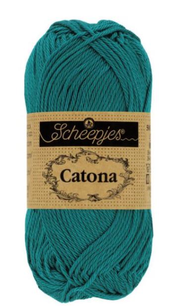 Scheepjes Catona - 401 Dark Teal 125m/50g