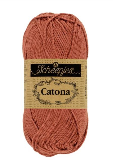 Scheepjes Catona - 504 Brick Red 125m/50g