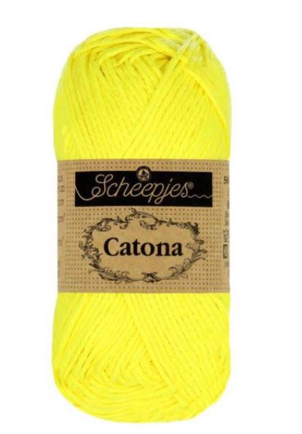 Scheepjes Catona - 601 Neon Yellow 125m/50g