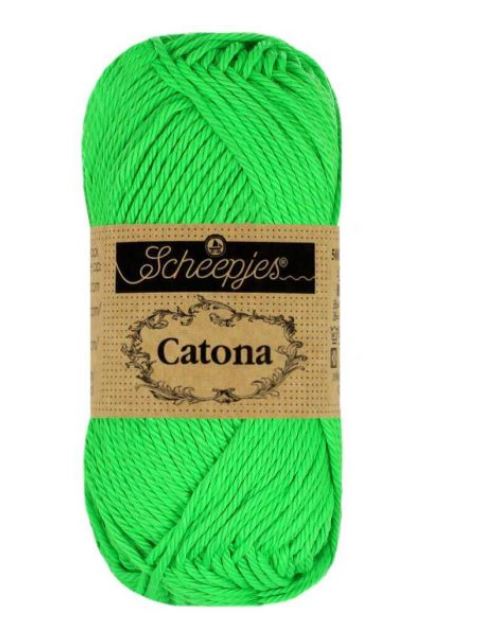 Scheepjes Catona - 602 Neon Green 125m/50g