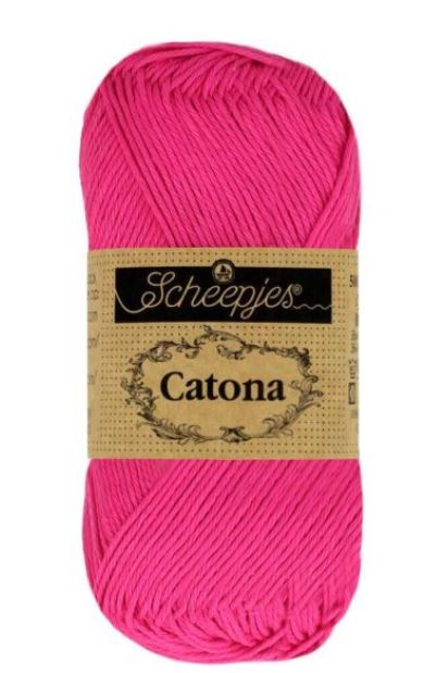 Scheepjes Catona - 604 Neon Pink 125m/50g