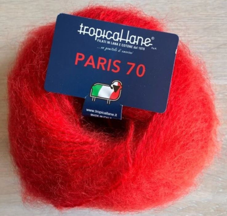 Tropical Lane Paris 70 - 340 Red 120m/40g