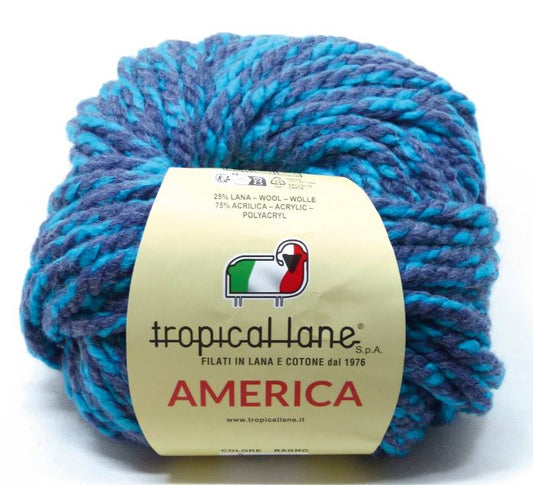 Tropical Lane America - 06 Blauw/Lichtblauw 60m/150g