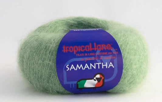 Tropical Lane Samantha Gold - 08 Light Green 250m/25g