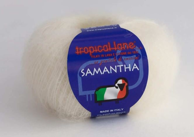 Tropical Lane Samantha Gold - 900 White 250m/25g
